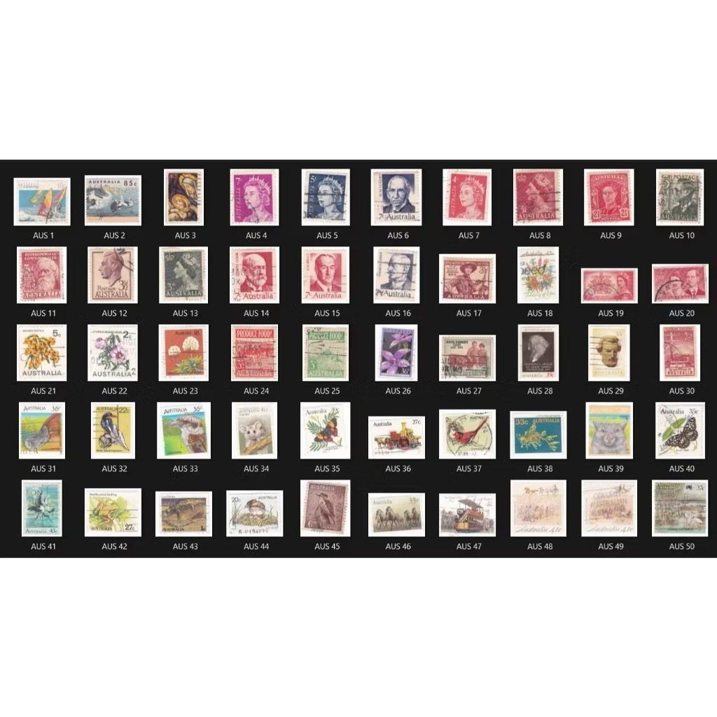 

Perangko Australia (Used) Campur Random (10, 20 pcs)