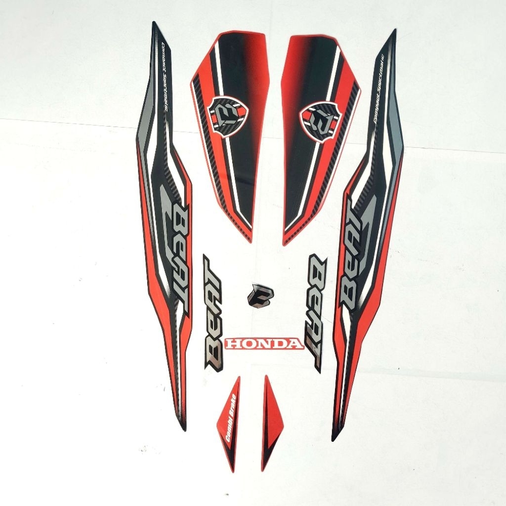 STRIPING STICKER MOTOR HONDA BEAT FI ORIGINAL 2019