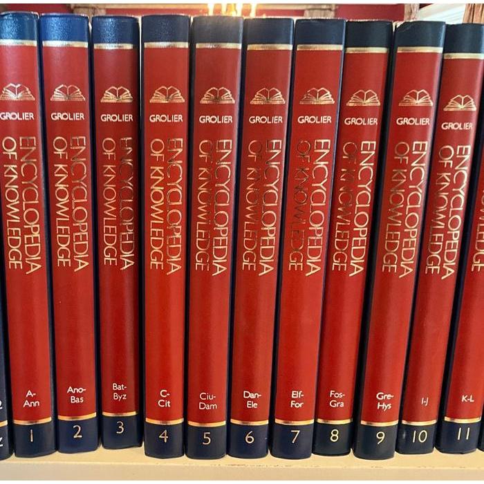 Grolier Encyclopedia of Knowledge Lengkap 20 Jilid Original Import