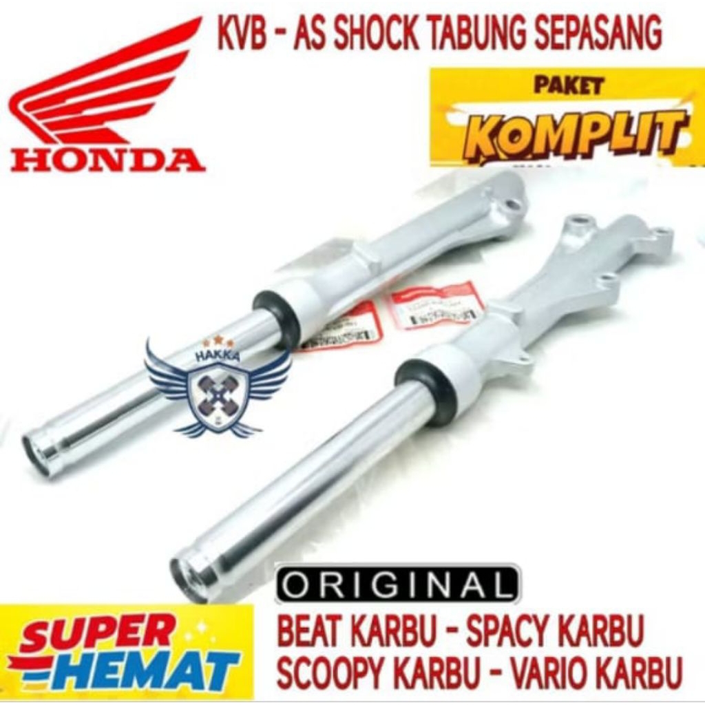 1SET KVB ORIGINAL AS SHOCK TABUNG HONDA BEAT KARBU, AS SHOCK TABUNG HONDA SPACY KARBU, AS SHOCK TABU