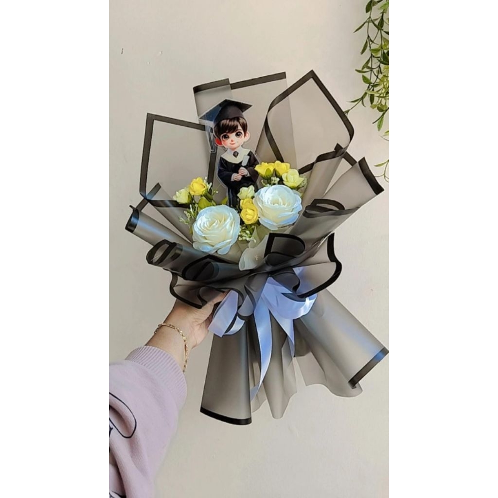 BUKET AKRILIK WISUDA  MURAH