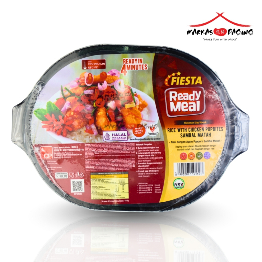 Fiesta Ready Meal CHIKEN POPBITES SAMBAL MATAH 320gr - Markasdaging