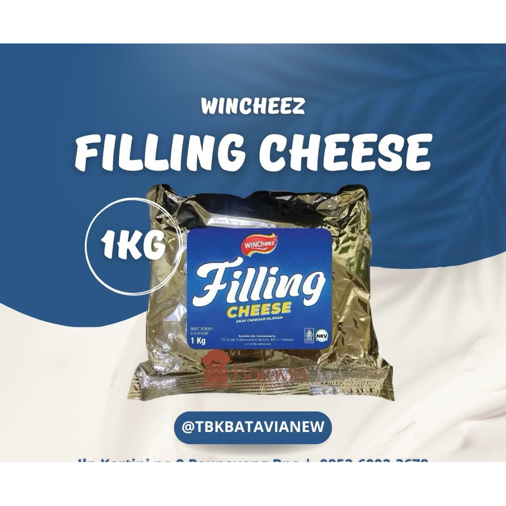 

Wincheez Fulling Cheese | Keju Cheddar Olahan 1kg