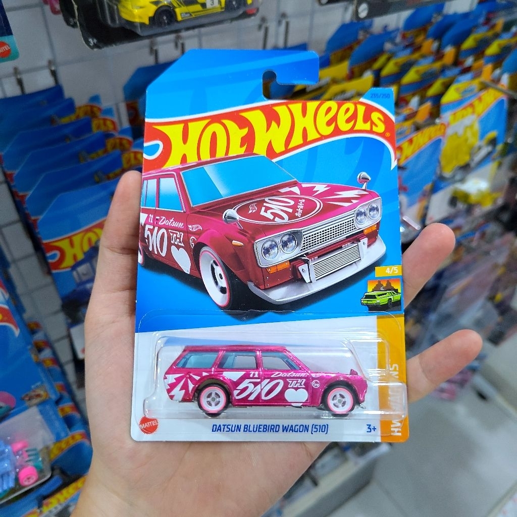 $TH Hot Wheels THS - Datsun Bluebird Wagon 510 - Hotwheels Super Treasure Hunt
