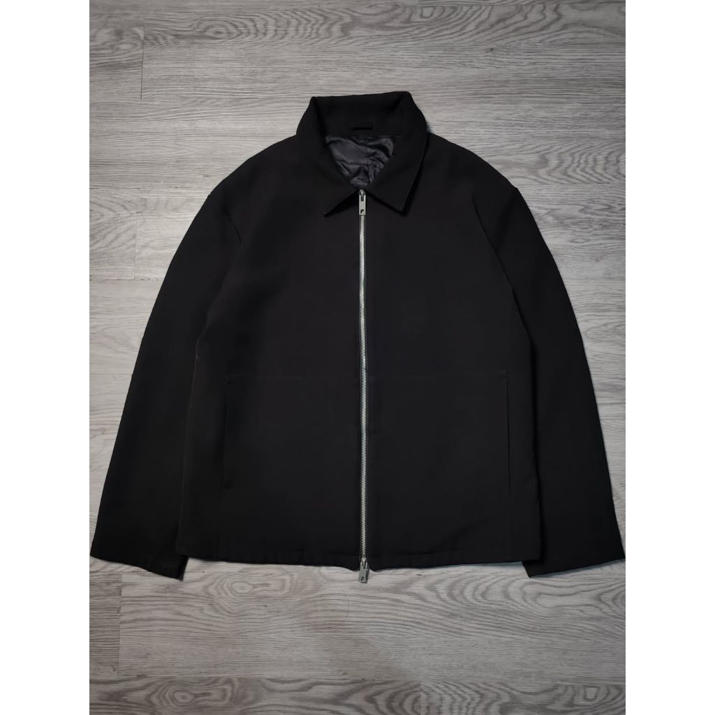 Jacket Blouson La Fudge Store Hitam Double Zipper M