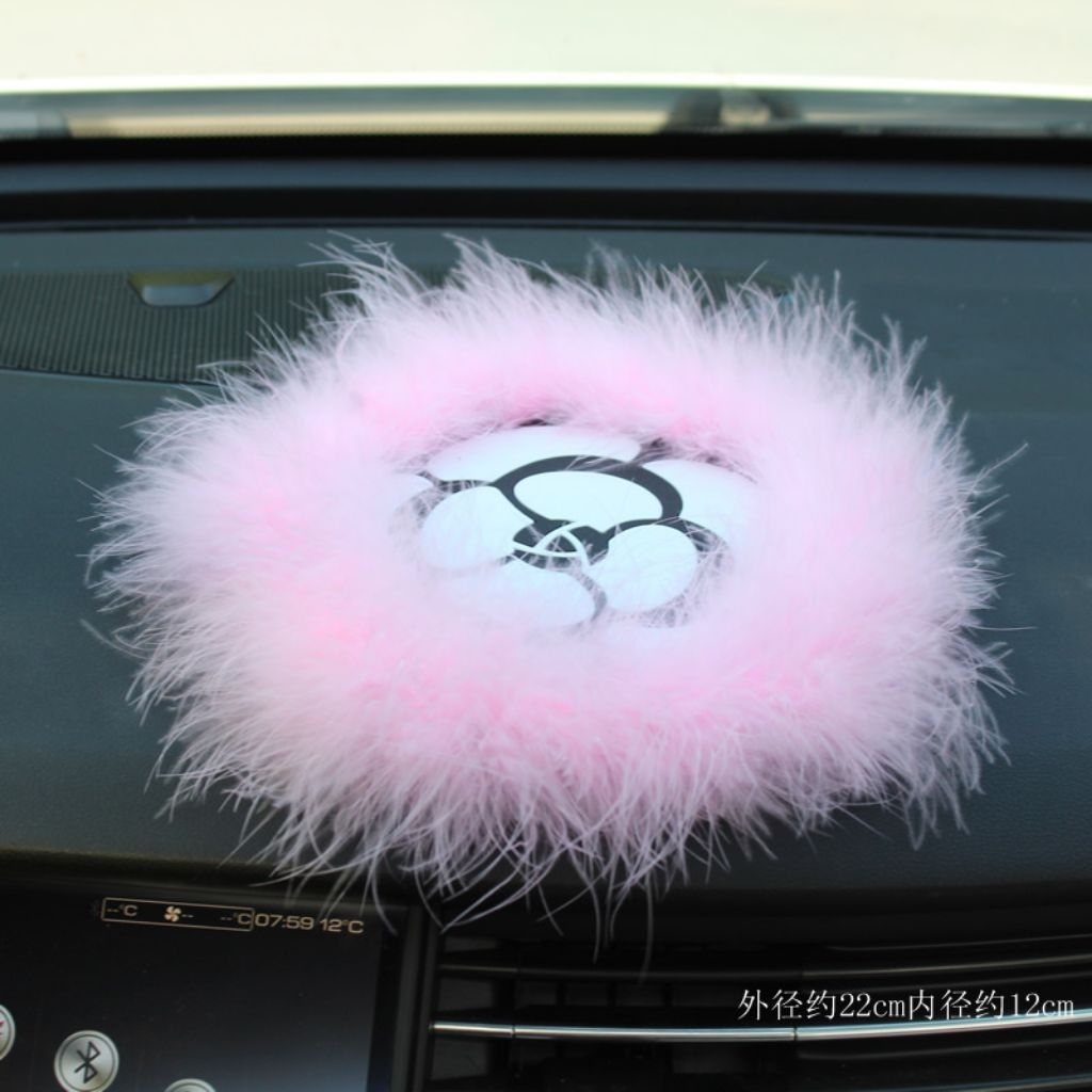 Alas bulu Dashboard Anti Selip Slip Hiasan Dashboard mobil