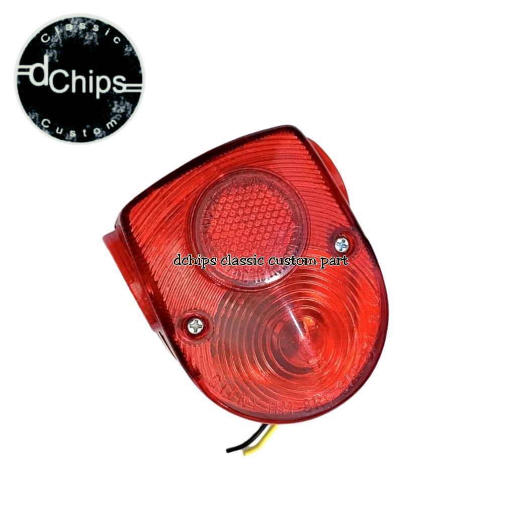 stoplamp, lampu stop, lampu belakang honda c70 bekjul, honda xl125