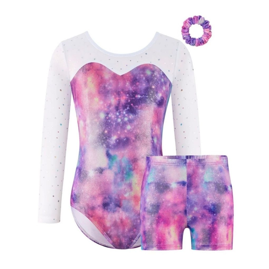 (READY STOCK 159) Baju Gymnastic Anak Perempuan/ Leotard gymnastic
