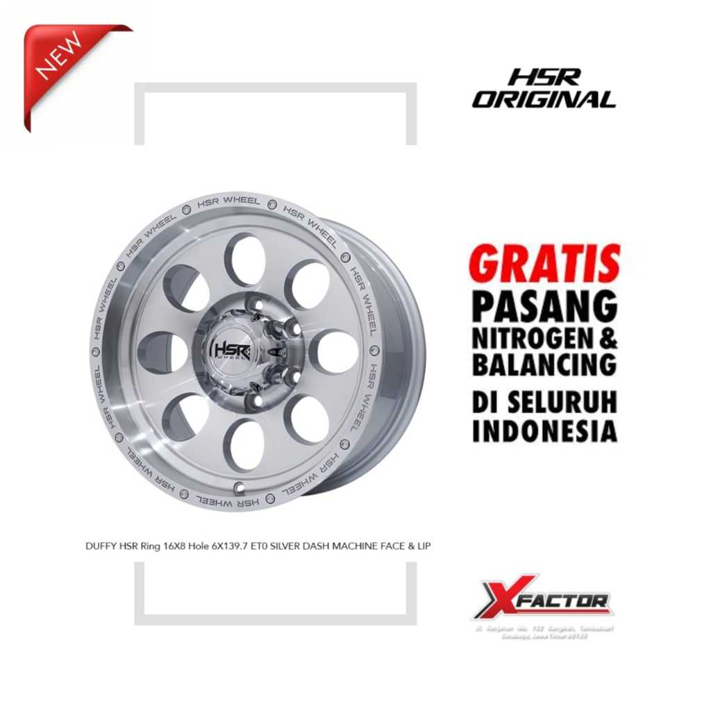 VELG MOBIL R16 HSR DUFFY HSR R16X8 H 6X139,7 ET0 SDMFL