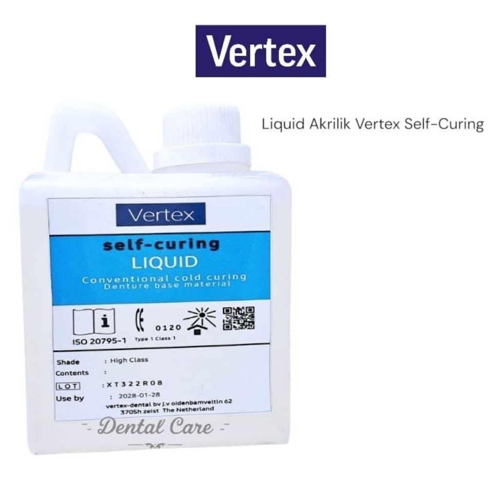 Vertex 500ml Minyak Gigi  Self Curing Liquid Vertex