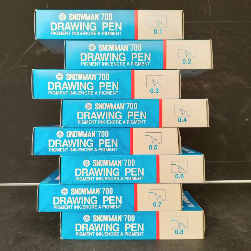 

Pulpen Drawing Pen Snowman 700 Talenta [ 0.1 - 0.8 ] ( 12 Pcs ) [ Original ]
