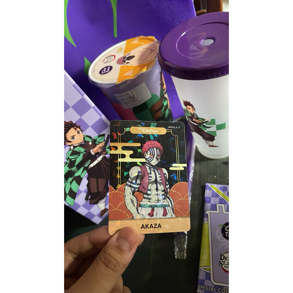 Demon Slayer Kimetsu No Yaiba Collectiable Card Akaza