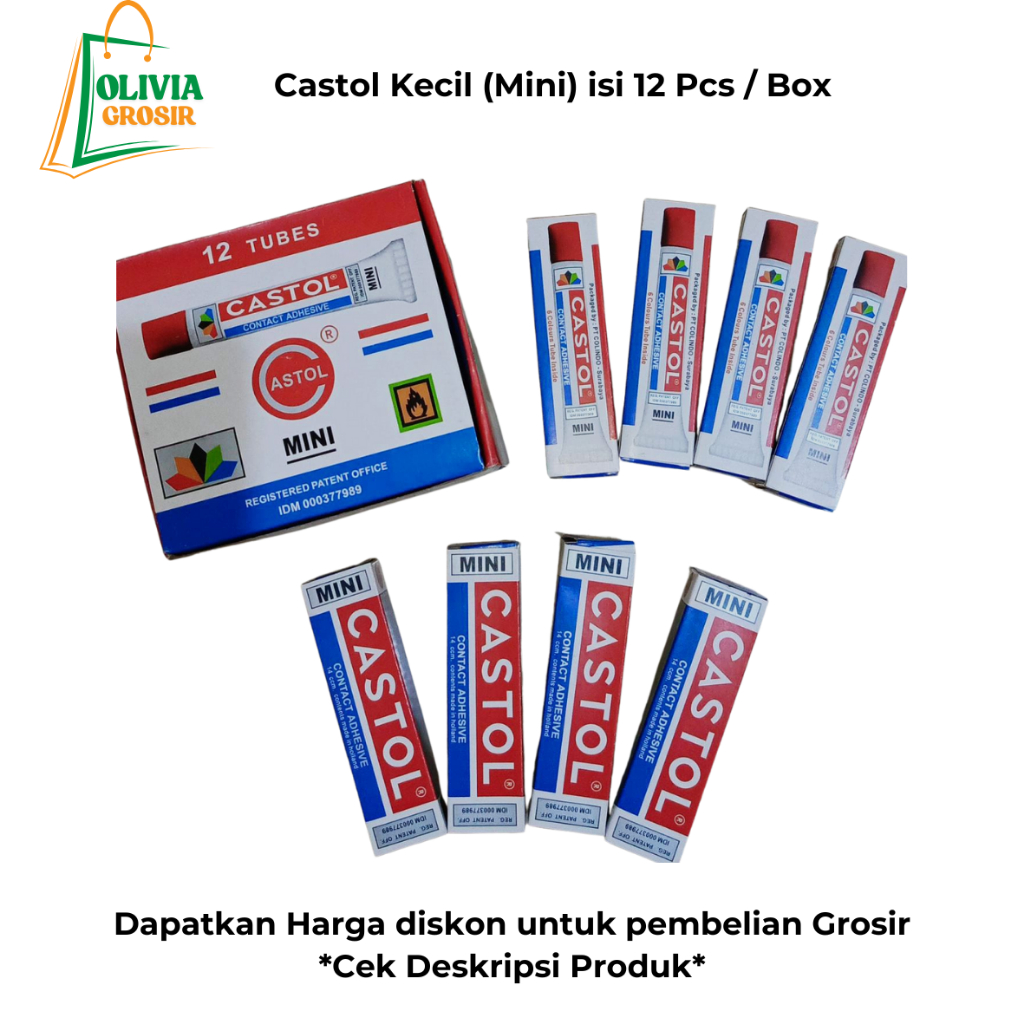 

Lem Castol Kecil Isi 12 Pcs / Box