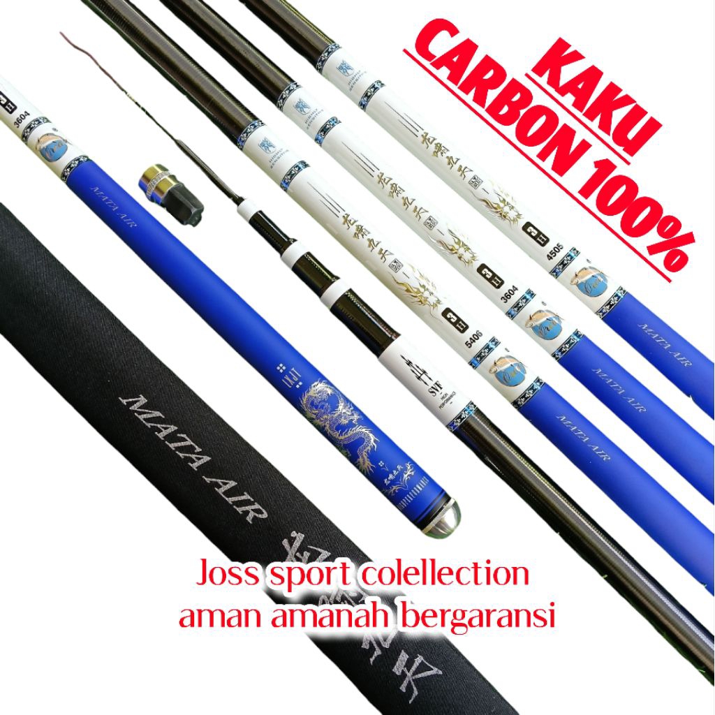 Tegek kaku Orca Mata air 360 450 540 action hard kaku ringan bahan carbon