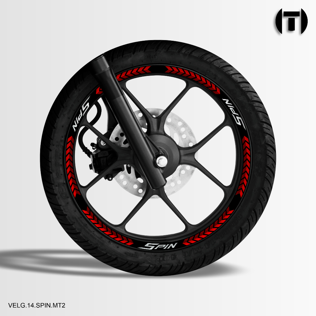 STICKER VARIASI VELG MOTOR SEMUA TYPE RING 14 SPIN VELG.14.SPIN.MT2