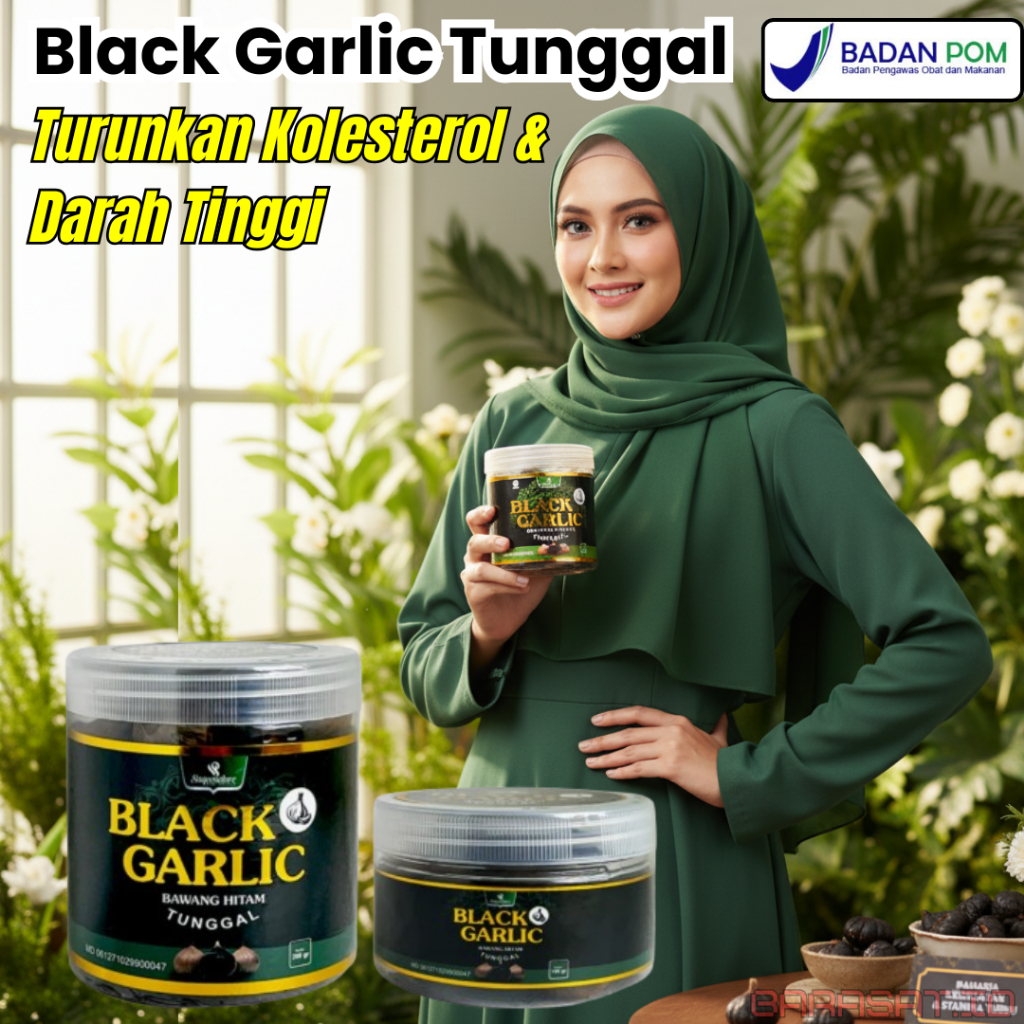 

Black Garlic Tunggal MJS Nature Bawang Hitam Penurun Kolesterol
