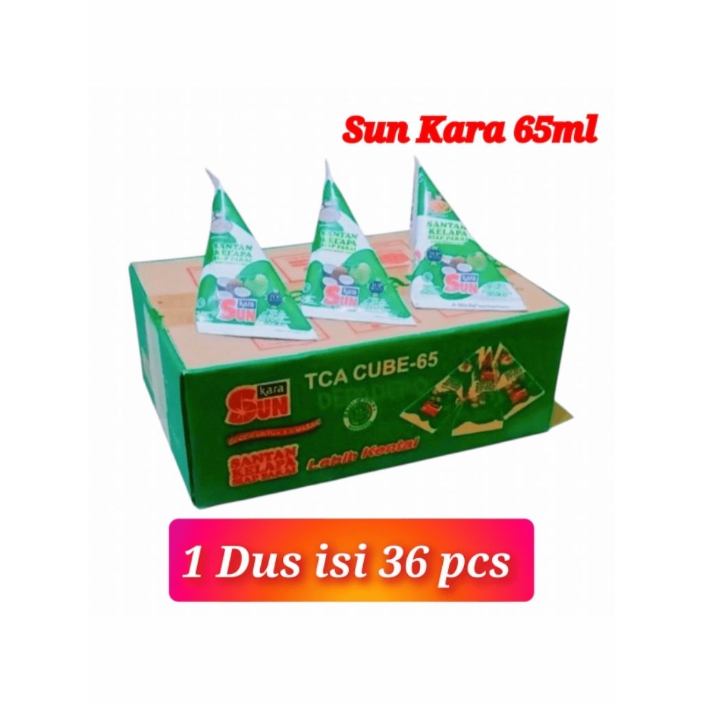 

Sun Kara Santan 65ml 1 Dus Isi 36 Pcs Santan Cair Siap Pakai