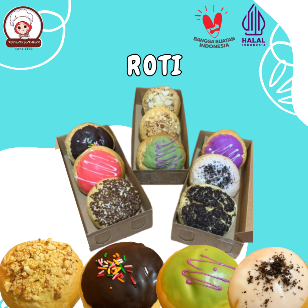 

Roti Manis Aneka Rasa Coklat Kacang Almond Greentea Strawberry Oreo Dan Lainnya