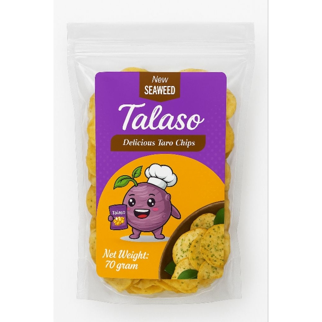 

keripik Talas rumput laut / seweed talaso