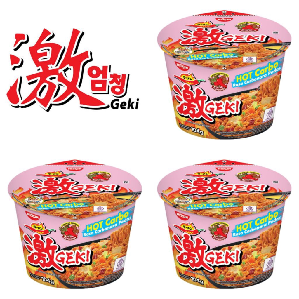 

Gekikara Ramen Mi Instan Goreng Carbonara Pedas Cup 104 Gr