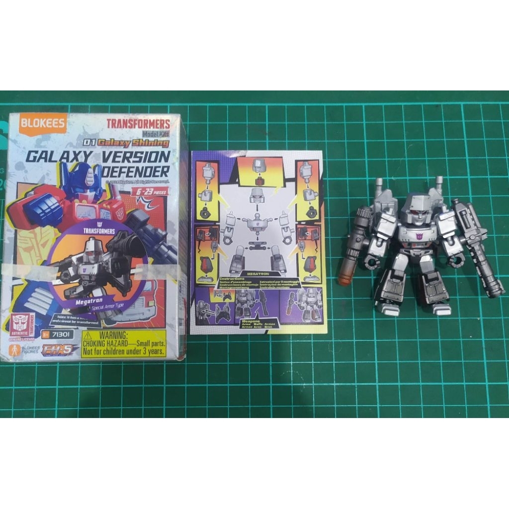 blokees super secret megatron (rakit) lengkap no minus