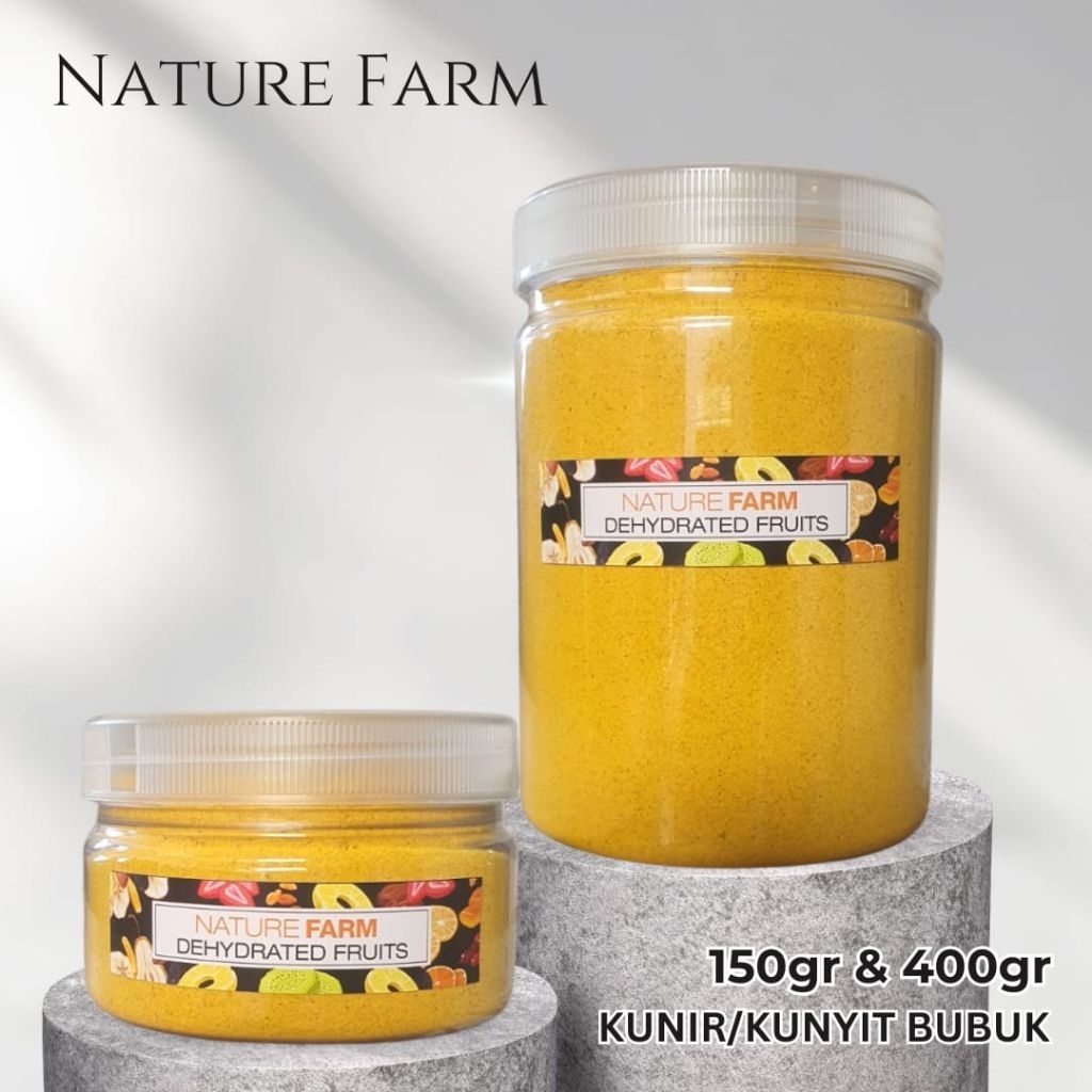

Nature Farm Premium Kunir / Kunyit Bubuk 150gr - 400gr Murni 100% tanpa campuran