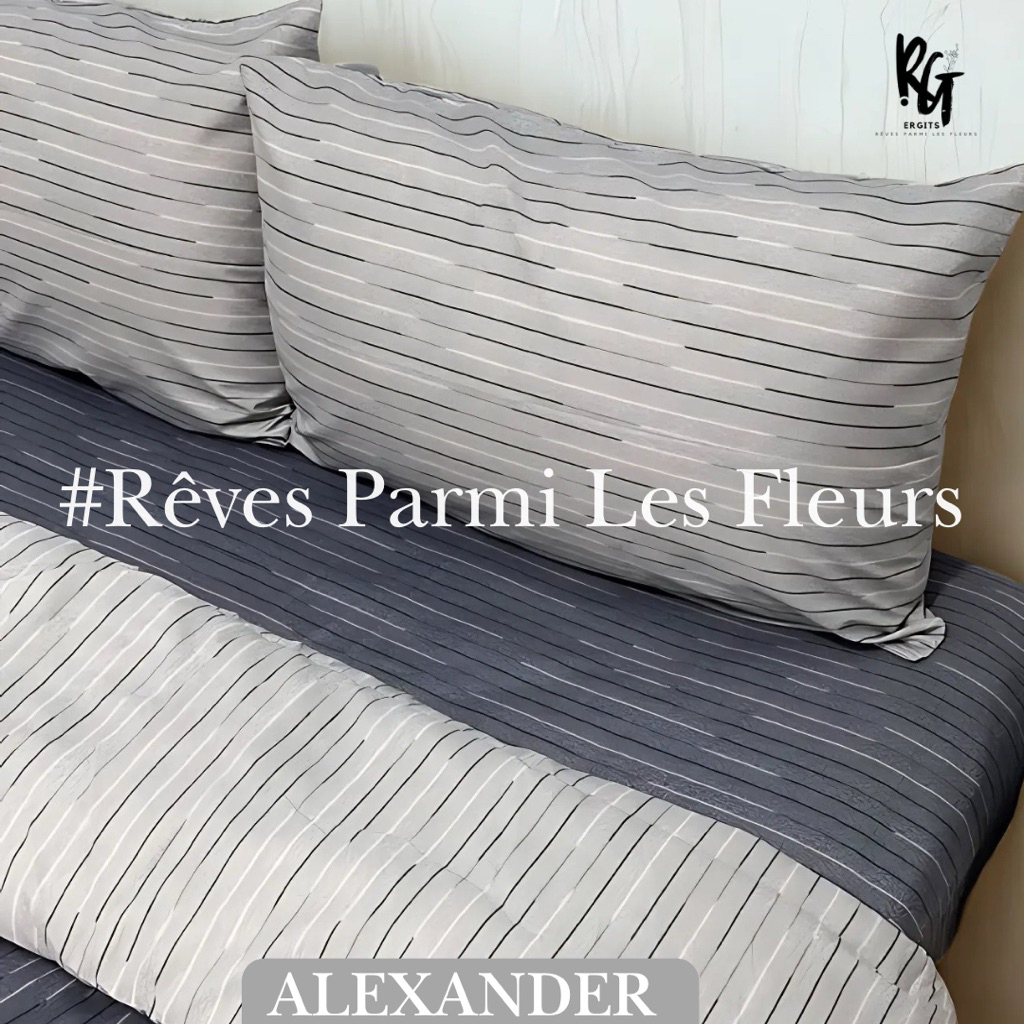 Essentials Set Sprei Katun CVC || Sprei Minimalis || Sprei Katun Lokal Grade A || Sprei Anti Geser |