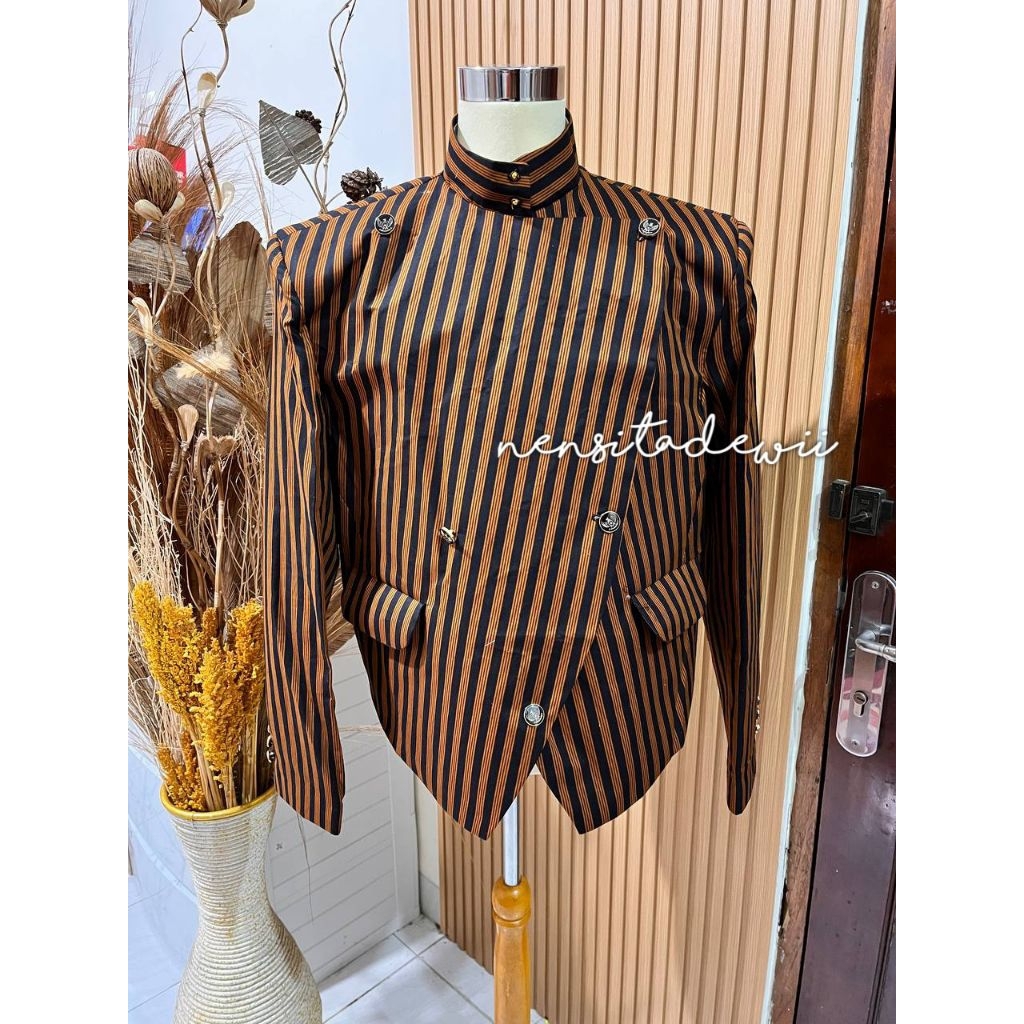 [Premium] Beskap Solo Pres, Lurik / Beskap Adat Jawa Tradisional