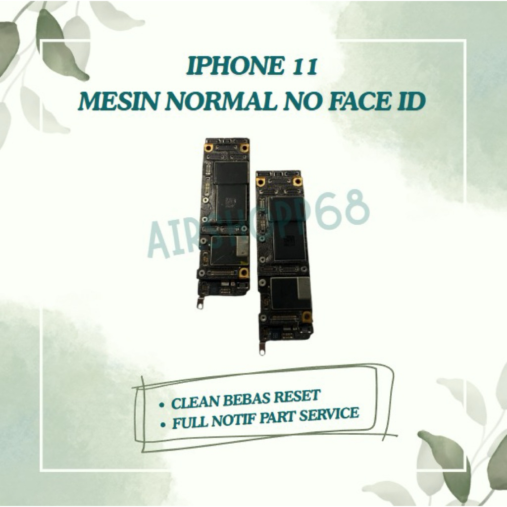 Motherboard Mesin iPhone 11 64GB 128GB Unlocked Logic Board With Cleaned iCloud Support Update