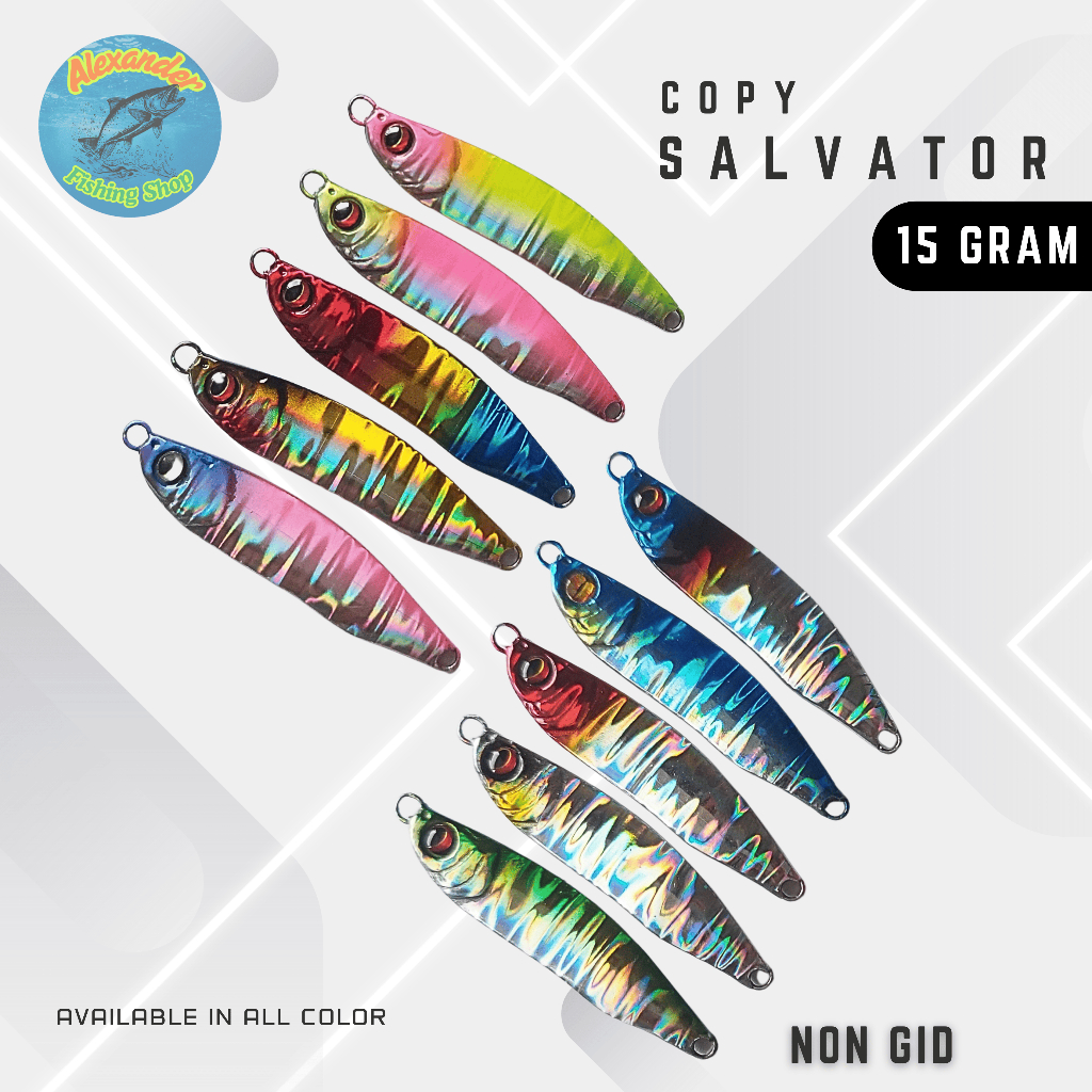 Metal Jig 15 gram | Micro Jig 15 gram | Metal Jig Salvator | Umpan Micro Jigging | Umpan Castjig
