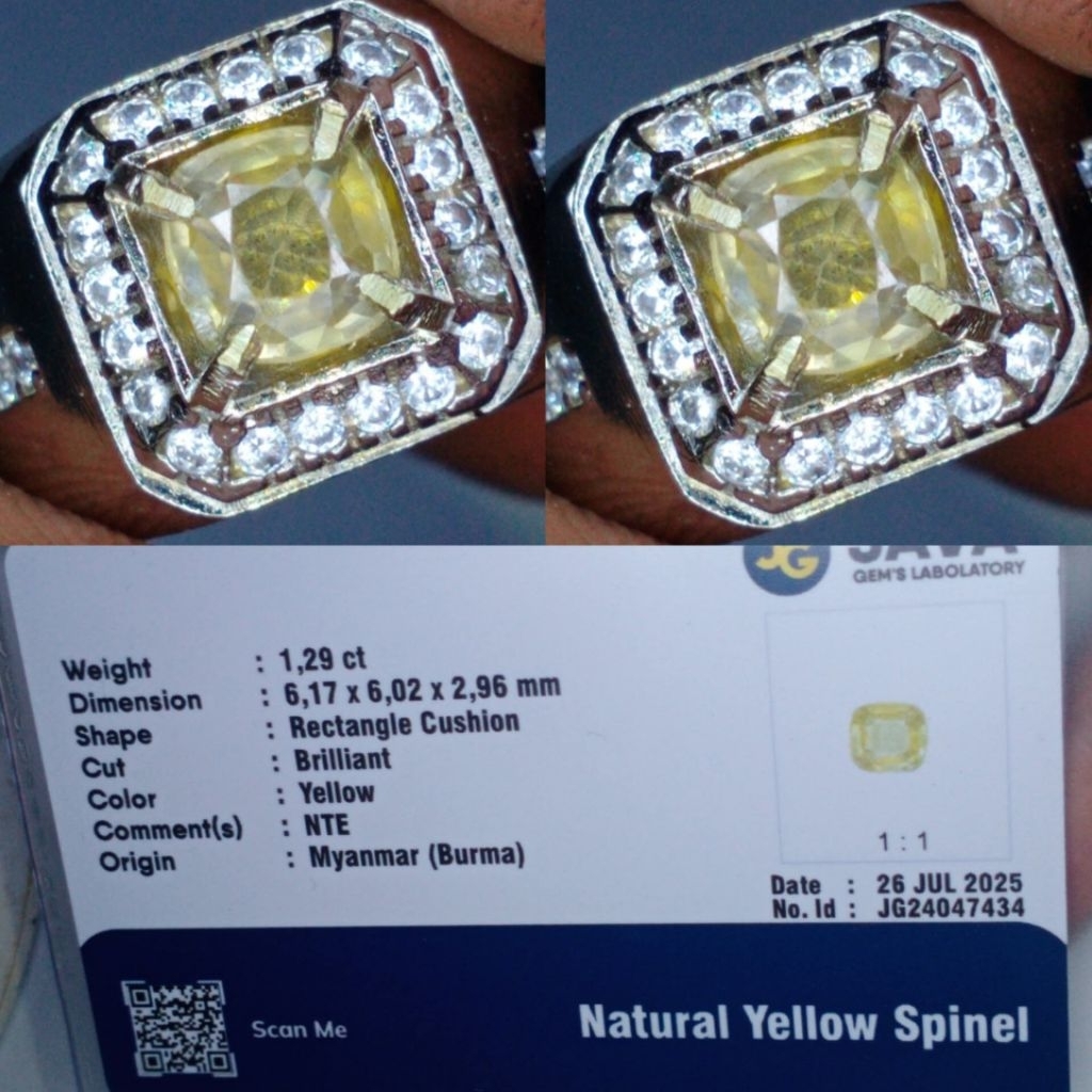 Natural Yellow Spinel