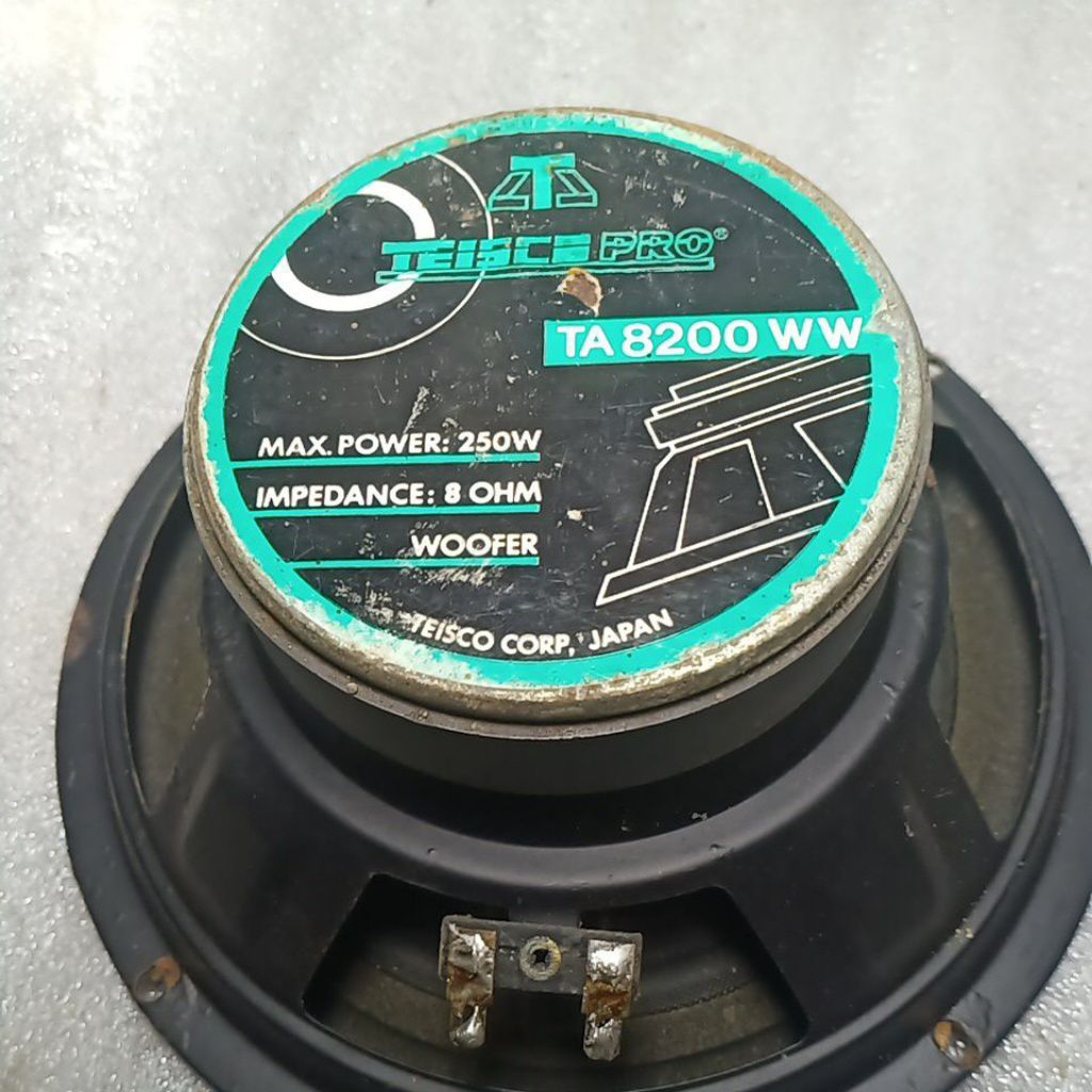 SPIKER TEISCO PRO 8 INCH WOOFER /SPEAKER MIDRENG/8 inch murah/spiker 8in/origional jepang