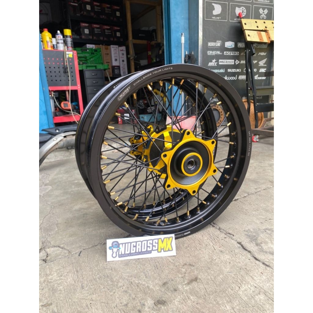 Wheelset Supermoto CRF 250 215 Scarlet