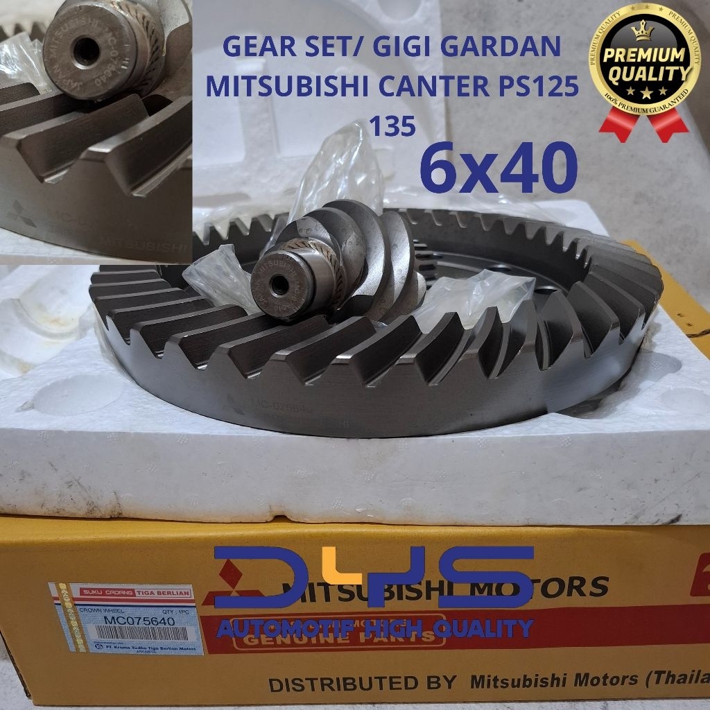 GEAR SET GIGI NANAS GARDAN CANTER PS125 PS135 6x40 KTB MC075640 ORIGINAL