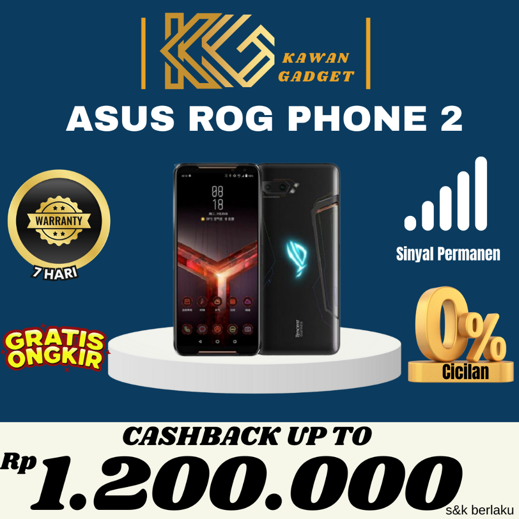 TAM | Asus Rog Phone 2 8/128GB Second Fullset Original Indonesia