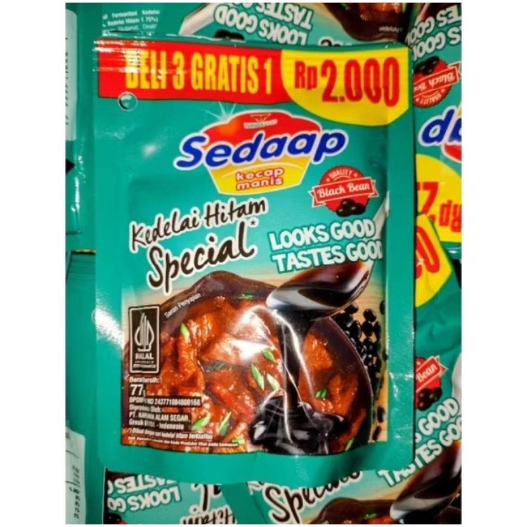 

Sedaap kecap manis 77g kemasan 2rb