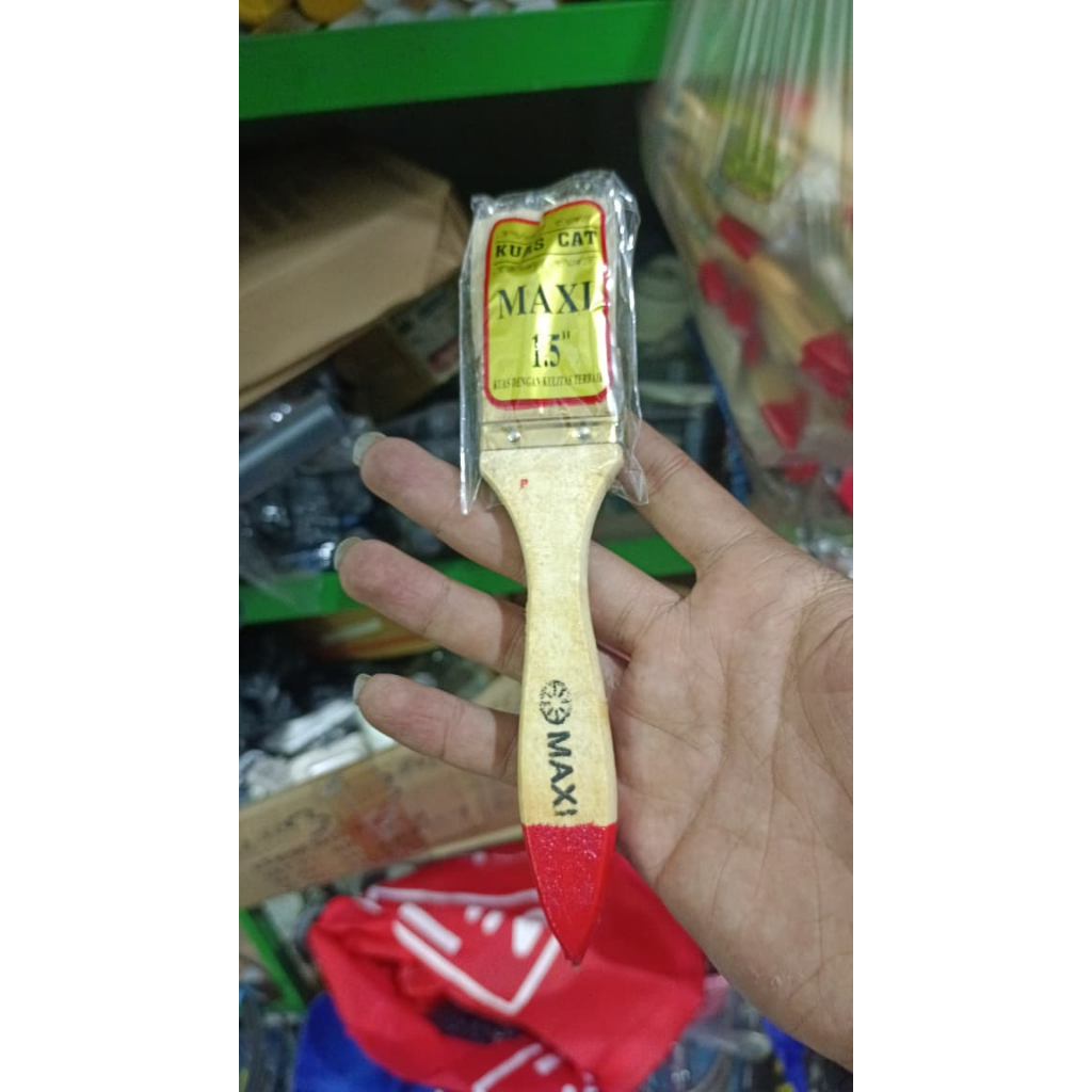 

Kuas cat tembok 1,5 inch Maxi bahan kayu