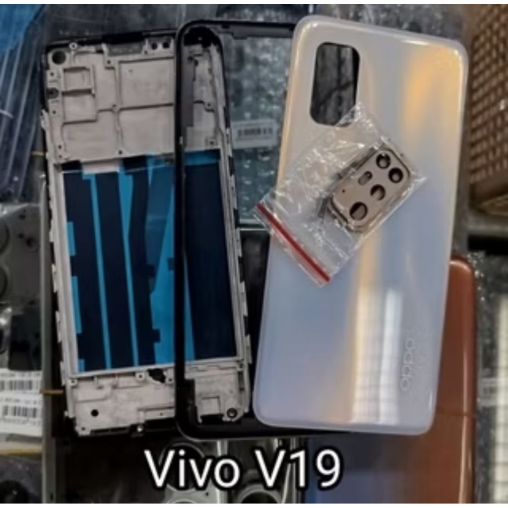 kesing housing casing fullset Vivo v17 / Vivo v19 frame + Bezel + backdoor
