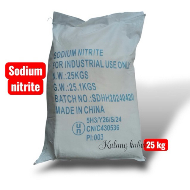 Sodium Nitrit - sodium nitrite - Nano2 teknis - 25 kg