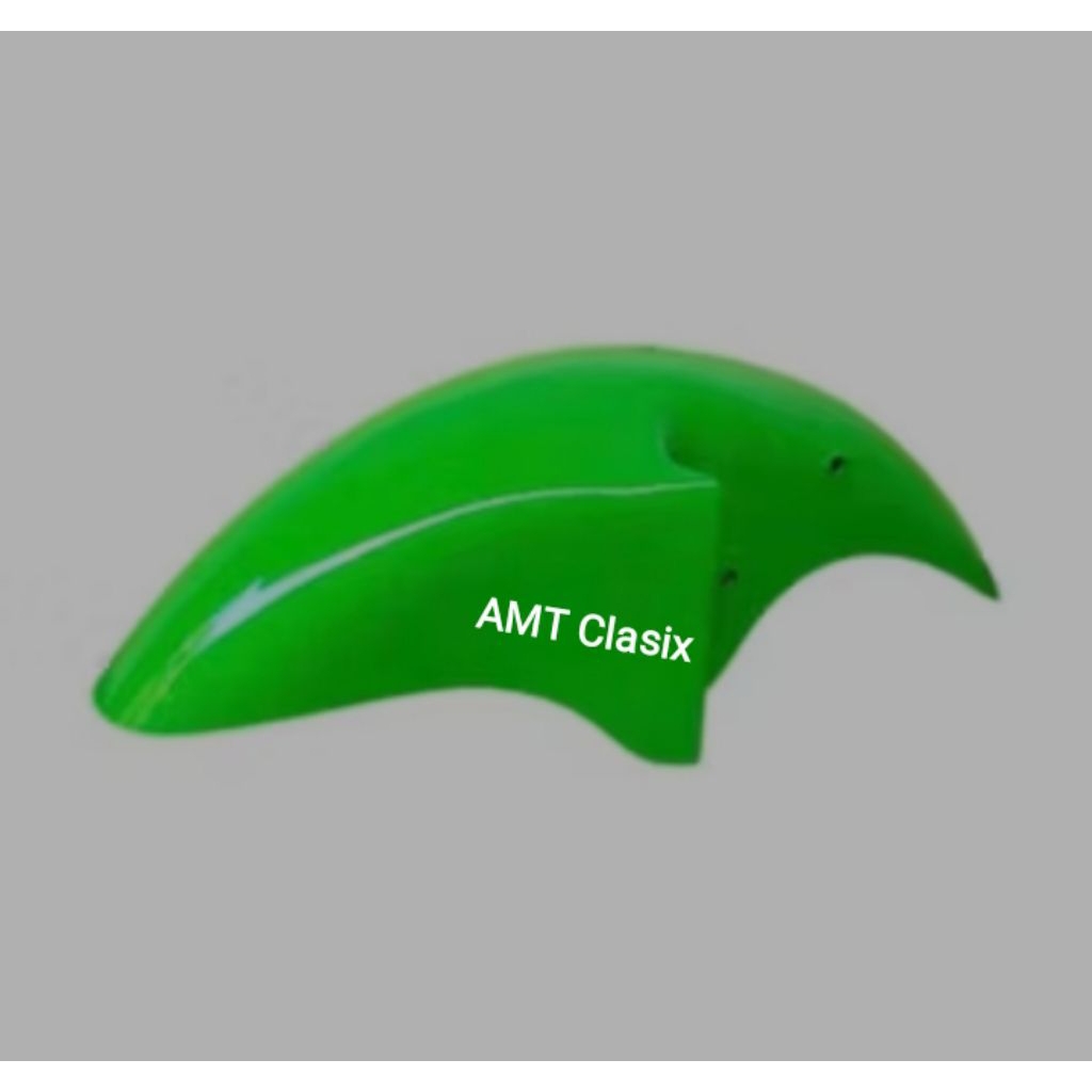 COVER SLEBOR SPAKBOR DEPAN KAWASAKI NINJA R/warna hijau stabilo