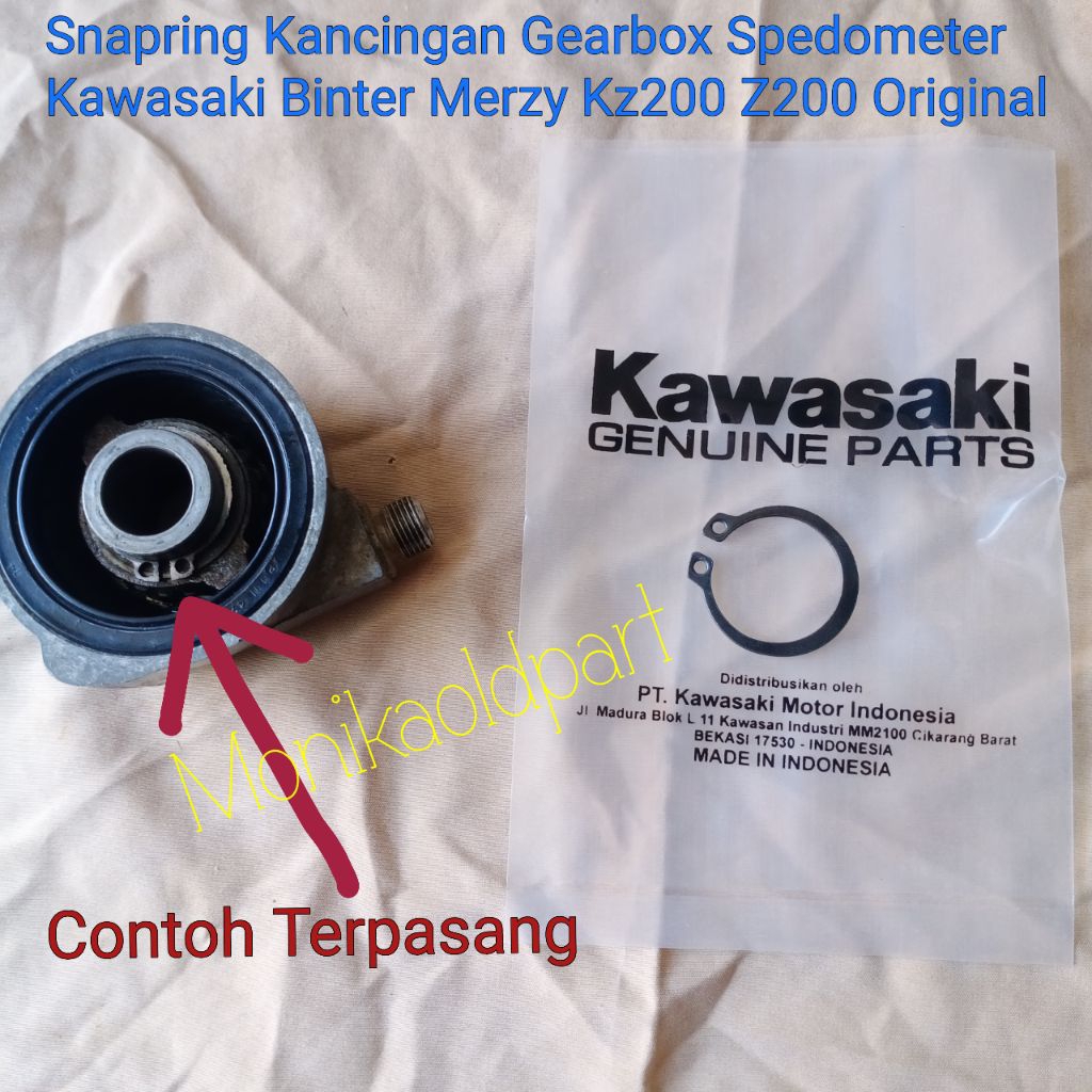 Snapring Kancingan Gearbox Box Spedometer Binter Merzy Kz200 Snap Ring Gerbox Spedo Kawasaki Binter 