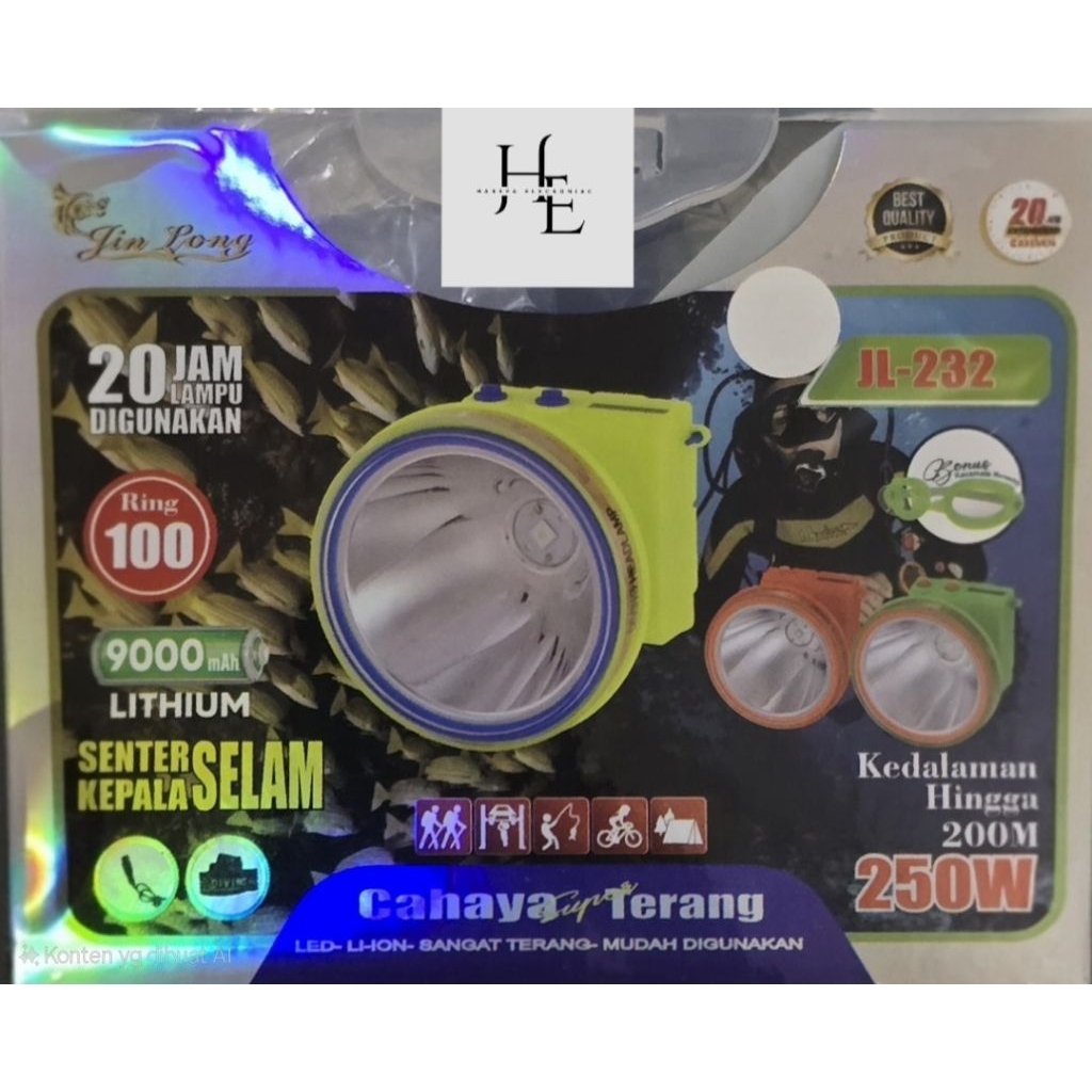 SENTER-KEPALA-MENYELAM/JIN-LONG-JL232/250W