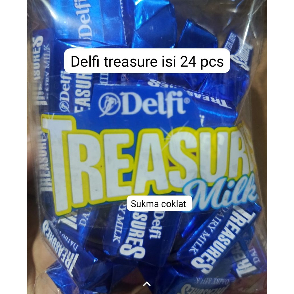 

coklat treasure delfi milk 250gr