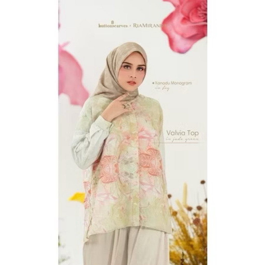 Buttonscraves x Ria Miranda Valvia Top parfume