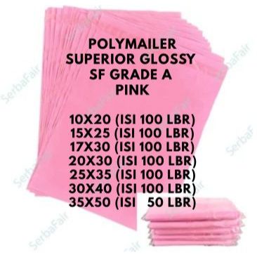 

POLYMAILER COLOR SF GRADE A / POLYMAILER WARNA PINK FUCHIA / 100% QUALITY