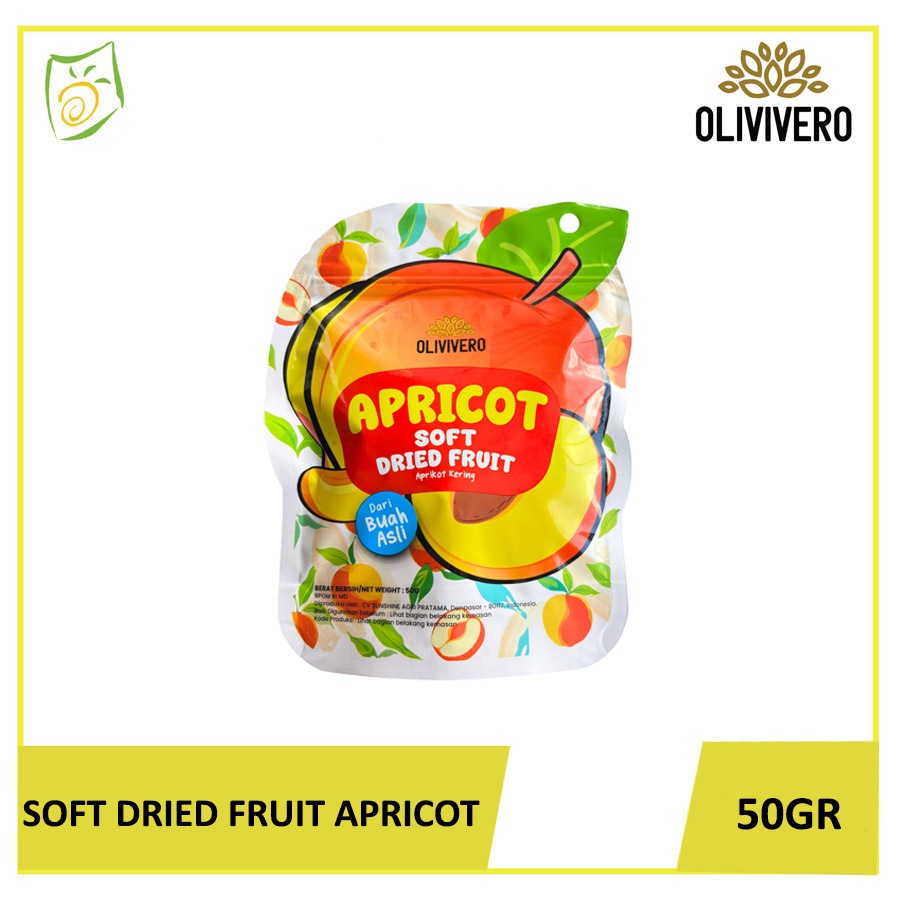 

Olivivero Soft Dried Fruit Apricot 50gr