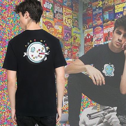 YEAH RIGHT Cereal T shirt Black - Kaos Hitam Cotton Combed 24s Unisex