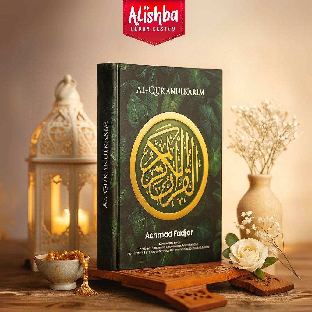 Quran Custom A5 Mushaf | Eksklusif Cetakan Resmi Tajwid Terjemah | Forest Mushaf Ibadah Gratis Nama