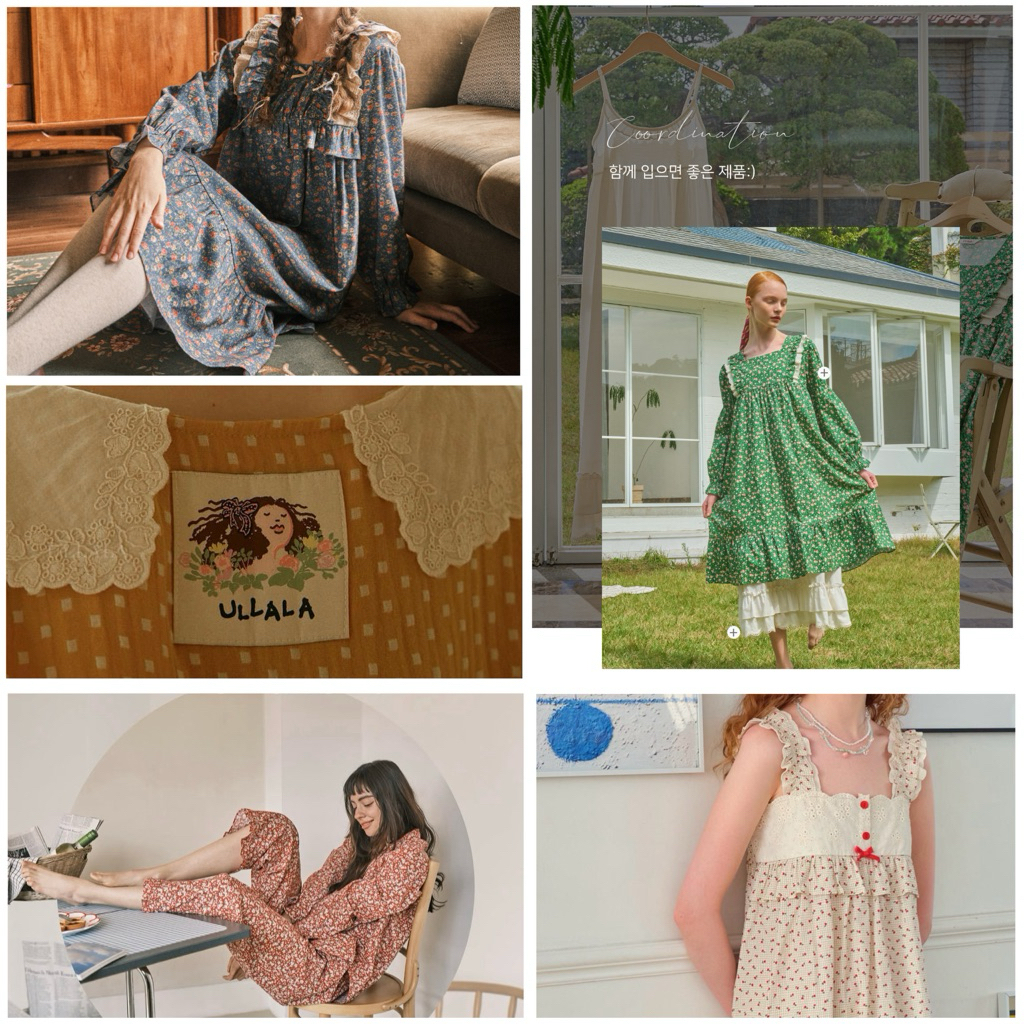 ULLALA/LUNALUZ DRESS PAJAMAS