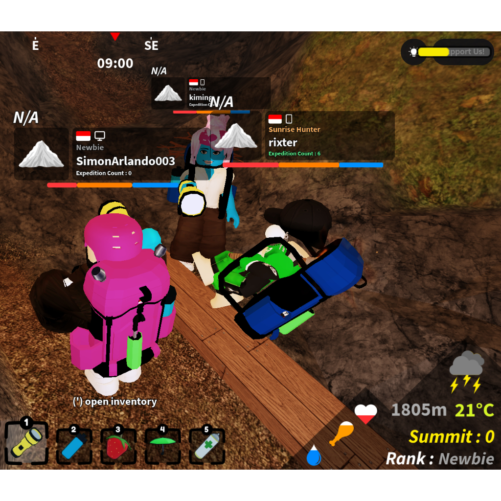 Akun Roblox SimonOrlando mantap sudah level 2 untuk obby